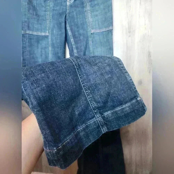 Pilcro and the Letterpress Anthropologie High Rise Trouser Bootcut Jeans Size 28 - Picture 10 of 16